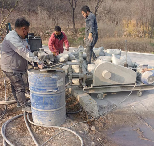 宁蒗路面下沉注浆